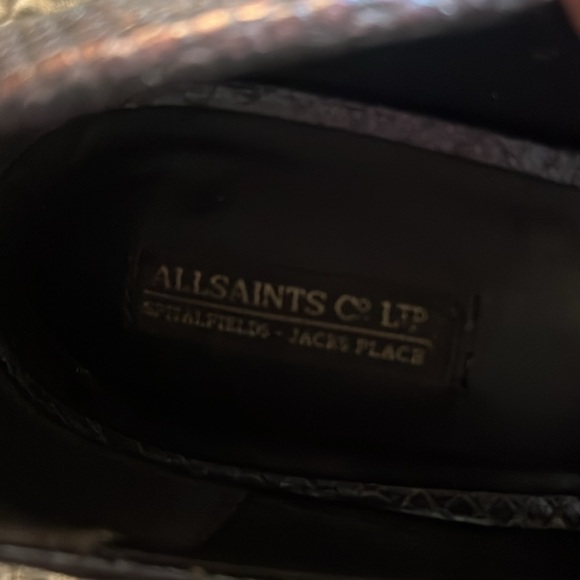 AllSaints Spitalfields Jack’s Place high heels pumps. - Picture 5 of 8